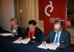 Networking lunch with a Chinese delegation of top leaders from the environment sector