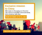 B2B mission led by Governor Cathy Berx to Chongqing and Shenzhen